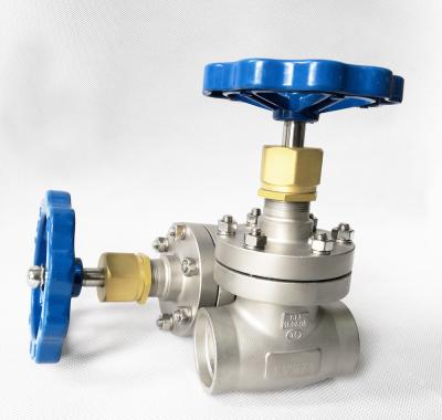 China DN40 CryogenicStainless Steel Globe Valve Short Stem Cryogenic System for sale