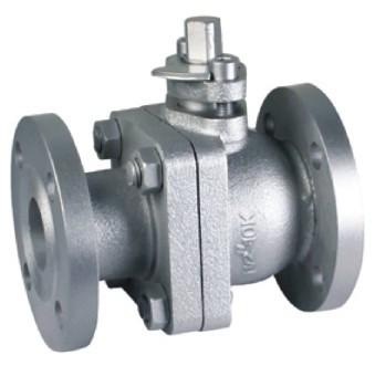 China Adjustable Cast Iron Flanged Ball Valve 2pc Ball Valve Optional Lockable Handle for sale