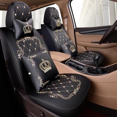 China Four Seanson Custom Leather Car Seat Covers for 7 Seat SUV MPV for sale