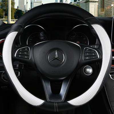 China Leather Steering Trucks Wheel Cover Customized For Leather PU STC0011 for sale