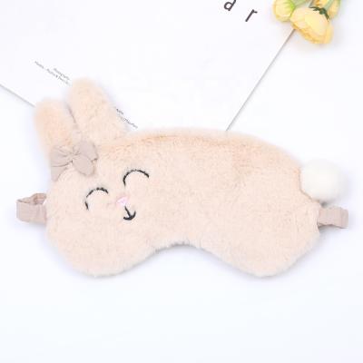 China Comfortable High Quality Soft Plush Headband Cute Cartoon Animals Styling Extension Sleeping Eye Mask For Sleeping for sale