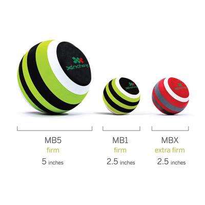 China 2021 Newest Massage Function Custom High Quality Color And Logo High Bouncy EVA Foam Yoga Block Massage Ball Set for sale