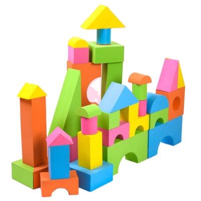 China 2021 High Density Safe Children's Educational Game Eco-friendly Material Toy Soft EVA Foam Assembled Building Blocks for sale