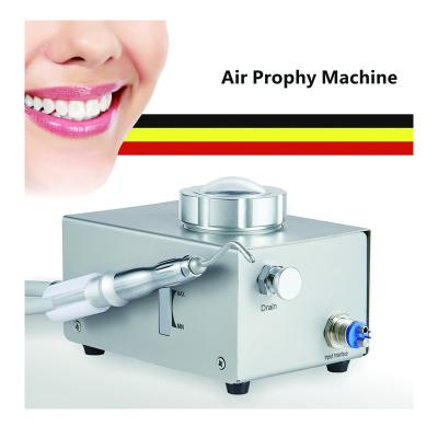 China Dental Metal Air Water Prophy Polishing Sandblasting Machine Desktop Sandblaster Machine for sale