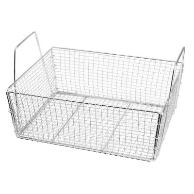 China Viable 304 Stainless Steel Chicken Wire Mesh Woven Wire Basket With Handle Filter Basket Sieve French Fries Punch Basket for sale