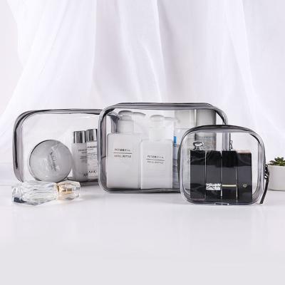 China Fashoion Fashion Women Makeup Organizer Travel Toiletry Bag Small PVC Hot Selling Transparent Cosmetic Bag for sale