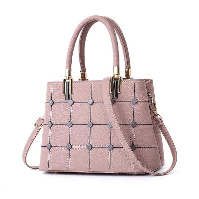 China Wholesale 2022 Fashion Ladies Simple Luxury PU Plaid Handbag One-Shoulder Ladies Messenger Bag for sale