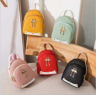 China High Capacity PU Girl School Bag High Quality Leather Cute Custom Kids Children School Bags for sale