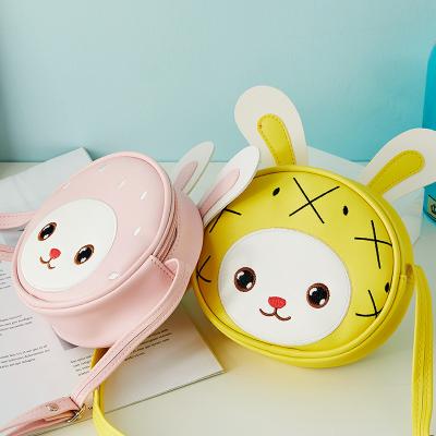 China Newest High Capacity Design Fancy Design Mini Rabbit Cute Kid Animal Wallet Handbag Baby Shoulder Bag for sale