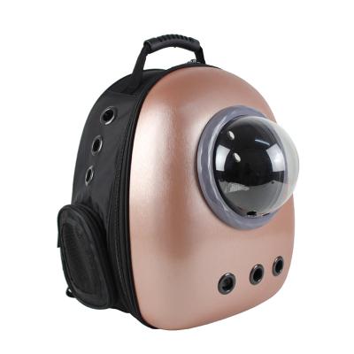 China Outdoor Traveling Backpack Breathable Cat Capsule Backpack Pet Cat Backpack Bubble Space Capsule Bag for sale