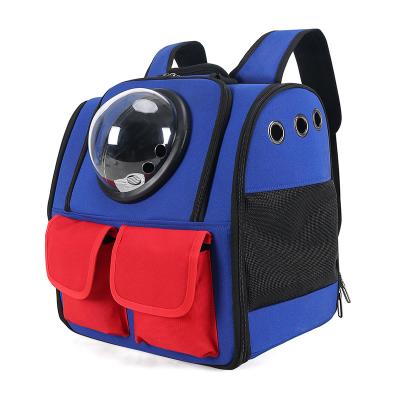 China High Quality Breathable Transparent Adjustable Cat Luggage Box Pet Cat Travel Dog Backpack for sale