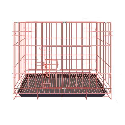 China Wholesale Breathable Foldable Cheap Kennel High Quality Iron Metal Wire Large Pet Cages Kennels Cage for sale