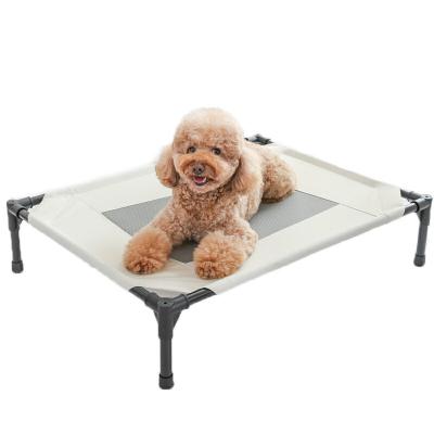 China Pet Cradle Dog Carrier Accessories Pet Camping Beds Outdoor Removable Washable Travel Dog Pet Beds Raised Pet Beds for sale