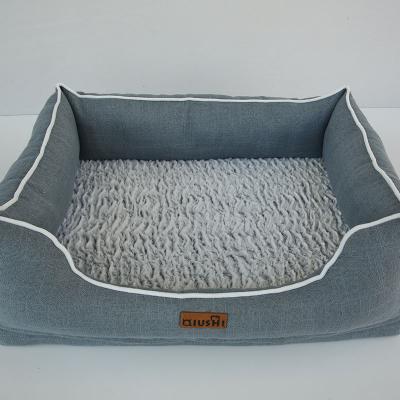 China Breathable Popular Pet Sofa Zipper Foam Orthopedic Memory Foam Washable Living Room Dog Bed Dog Bed Sofa for sale