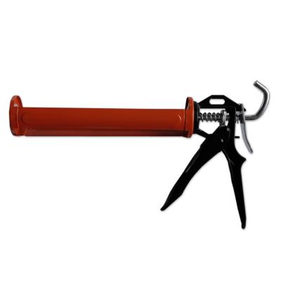 China 600ml Chrome Plated Industrial Caulking Gun Manual Power Source for sale