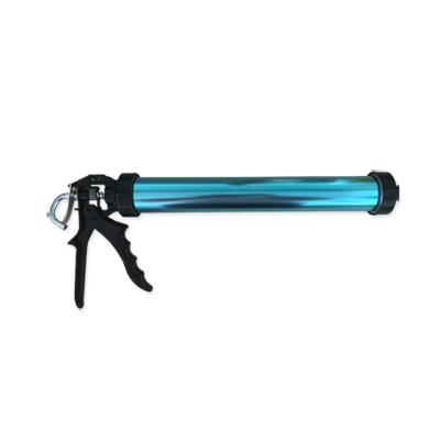 China 16 Inch 600ml Aluminum Tube Caulking Gun With Iron Casting Handle for sale