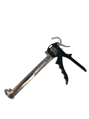 China 9 Inch Manual Semicircle Industrial Caulking Gun With Teeth And Needle for sale