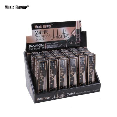 China Wholesale Hot Selling Waterproof Eye Liner Pen Longlasting Quick Dry Matte Music Flower Makeup Eye Liner Liquid for sale