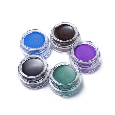 China Wholesale Music FlowerLong Shimmer Highlight Black Brown Gel Eyeliner Gel Glitter Lasting Eyeshadow Cream Waterproof for sale