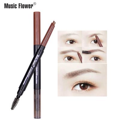 China Flower Waterproof Wholesale Makeup Music Lasting Waterproof Eyebrow With Auto Brush Microblading Kits Soft Eyebrow Enhancer for sale