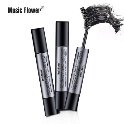 China Black Music Mascara False Eyelashes Makeup f Extension Makeup Quick/Quick Dry Flower Volume Curving 4D Thick Silk Fiber Lash Mascara for sale