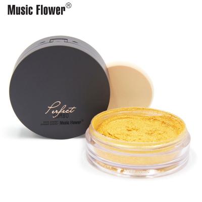 China Brighten Compact Shimmer Powder Wholesale Waterproof Lighting Flower Music Press Loose Powder Bleaching OEM for sale