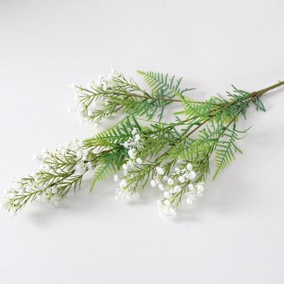 China Plastic Flower Wedding Supplies Bride Holding Simulation Flower Decoration Desktop Gypsophila Paniculata for sale