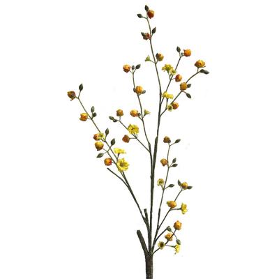 China Chinese modern flower arrangement flower art ornament simulation decorative peach bud party wedding snood in flower salon for sale