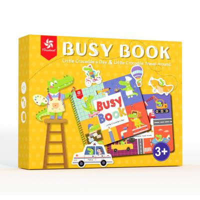 China paper & Cardboard Kids Montessori Sensory Educational Busy Style Learning Toys Baby Quiet Book for sale