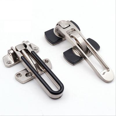 China Easy Installation Thicken Home Security Door Lock For Hotel Latch Home Guard Clasp Swing-in Doors Latch Latch Lock Door Chain Theft Clasp Lock anti for sale