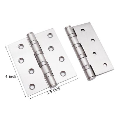 China Modern Door Hinges Widen 4X3.5X3mm For Door Ball Bearing Stainless Steel Wooden Hinge for sale