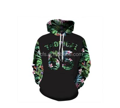 China The latest fashion style anti-pilling design silk screen printing black hoodie for sale