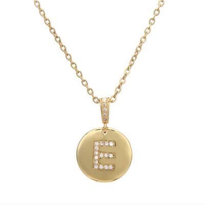 China 2021 products fashion name pendant personalized 26 letters English necklace custom dropshipping jewelry for sale