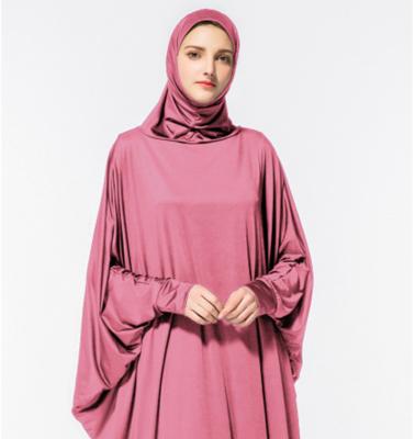 China Dropshipping Anti-wrinkle Anti-wrinkle turkey women clothing Shenzhen Arabic Muslim women prayer suit bat sleeve delivery for sale