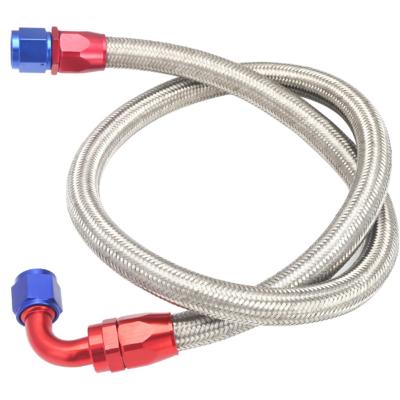 China Braided Automotive Rubber Oil Cooler Brake Brake Hose Oil Cooler High Pressure Transmission Oil Cooler Wire Stainless Steel Hose for sale