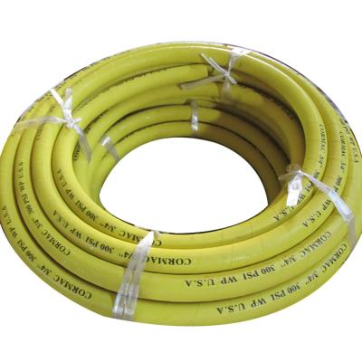 China NR+SBR Water Rubber Multi Purpose Delivery High Quality Yellow Rubber Air Hose for sale