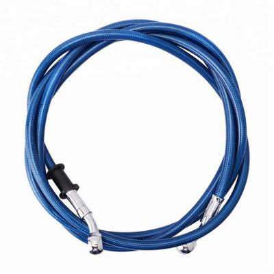 China Automobile Brake System SUS304 Inner Size PTFE1/8 Reinforcement Blue Color Motorcycle Car Brake Oil Hose for sale