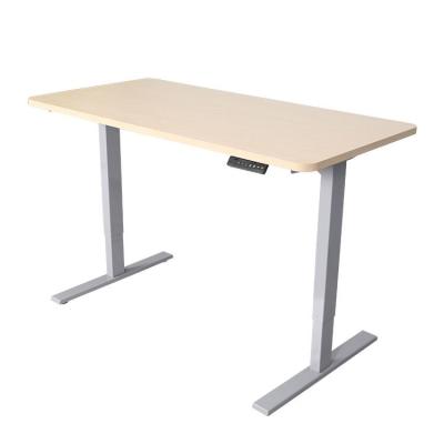 China Wholesale Adjustable Modern Simple Electric Table Height Adjustable Furniture Iron Leg Laptop Desk Table Desk for sale