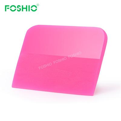 China Foshio Design Eco-friendly Vinyl Wrap Squeegee Pink Ppf Installation Squeegee Kit for sale