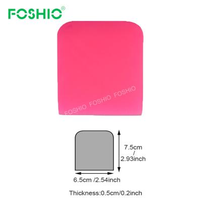 China Foshio Eco-Friendly Customize 6.5 X 7.5Cm Pink Rubber Mini Squeegee For PPF for sale