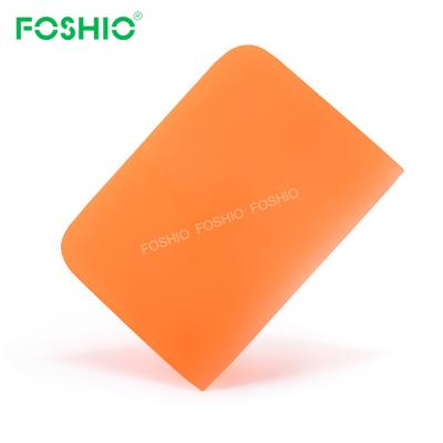 China Foshio Eco-friendly Customize Size Logo Orange 90 Durometer Ppf Vinyl Wrap Squeegee Custom Logo for sale