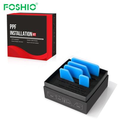 China Foshio Window Tint Film Car Stickers Ppf Tool Eco-friendly Squeegee Set Silicone Rubber Soft Scraper for sale