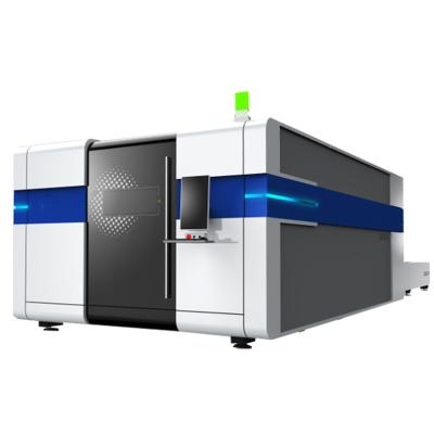 China New Type Water Cooled CNC Stainless Sheet Metal 500w1000w1500w Closed Changing Fiber Laser Cutting Machine With Advanced Technology for sale