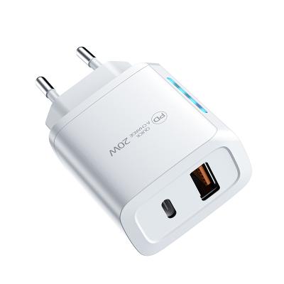 China US EU Plug PD+QC 3.0 Wall Adapter PD+QC 3.0 Mobile Phone Super Fast Charger Mobile Phone Charger For iPhone 13 12 for sale