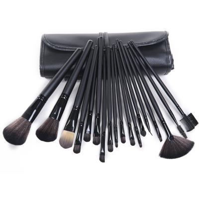 China 2023 Simple Style Factory Price Direct Supply Makeup Set Black Luxury Makeup Brush Private Label Eye Makeup Brush Set for sale