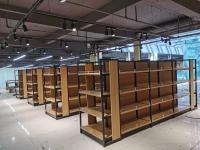 China Kies het Opgeruimde Type van de Gondel Middelgrote Plicht van Supermarkt Houten Planken uit Te koop