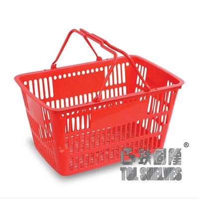 China CER Zertifikatplastiksupermarktkorb 47×32×21cm mit Korrosionsbeständigkeit zu verkaufen