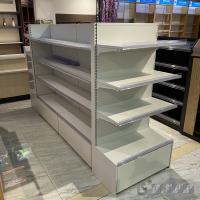 China Gondola TGL Supermarket Display Shelves Powder Coating Economic Style for sale