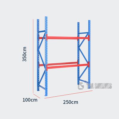 China Storage Metal Warehouse Mezzanine Rack Heavy Duty 200-500kg per layer Load Capacity for sale