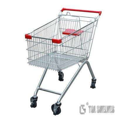 Cina Carrello di compera leggero del supermercato, carrello di alluminio con Seat 60L in vendita